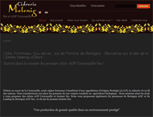 Tablet Screenshot of cidremelenig.fr